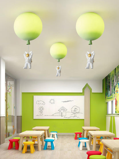 Frosted Balloon Ceiling Light | Acrylic | White