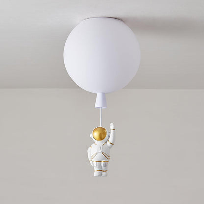 Frosted Balloon Ceiling Light | Acrylic | White