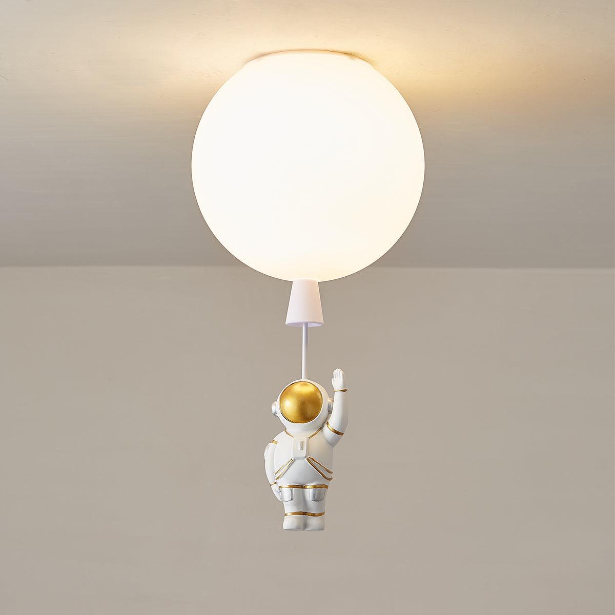 Frosted Balloon Ceiling Light | Acrylic | White