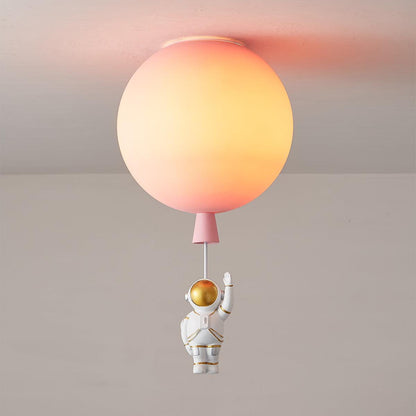 Frosted Balloon Ceiling Light | Acrylic | White