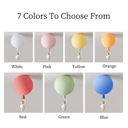 Frosted Balloon Ceiling Light | Acrylic | White
