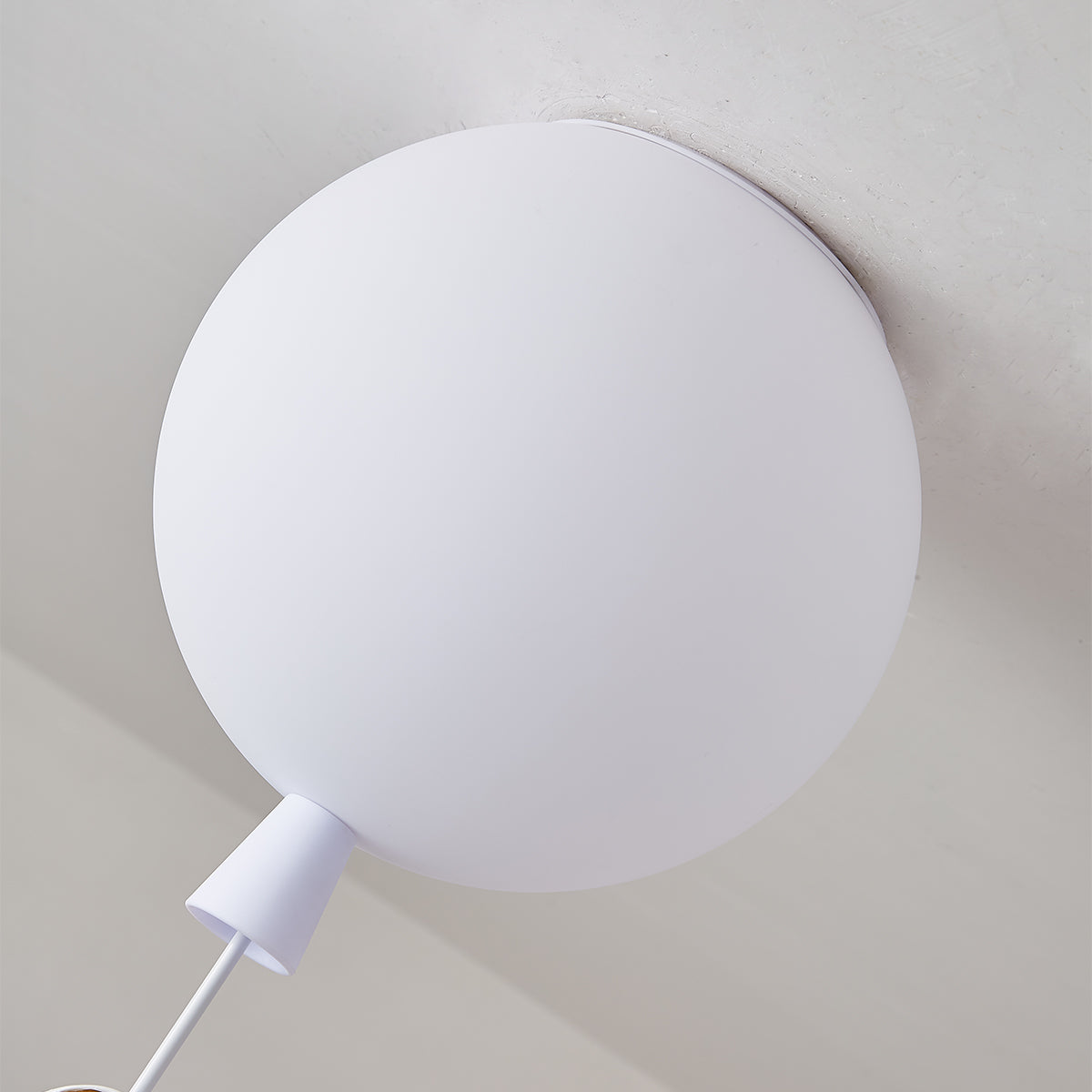 Frosted Balloon Ceiling Light | Acrylic | White