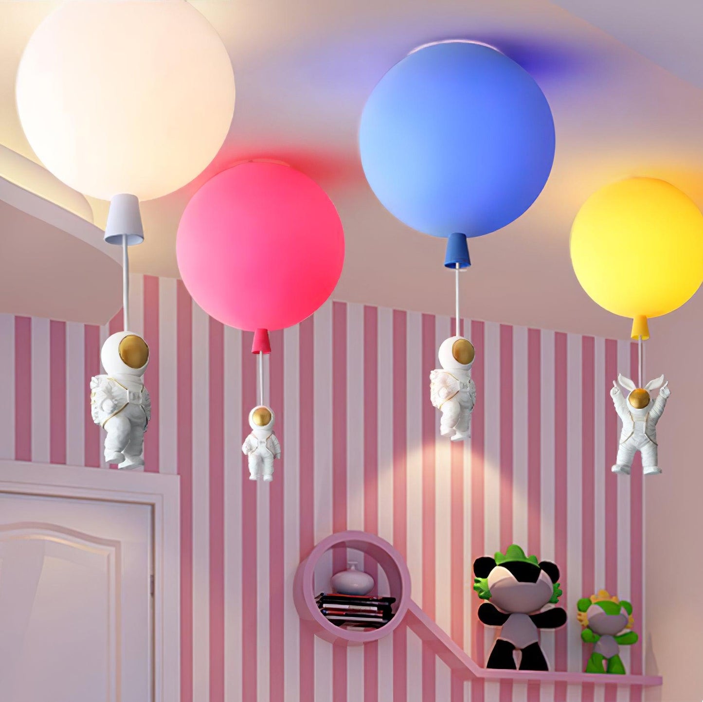 Frosted Balloon Ceiling Light | Acrylic | White