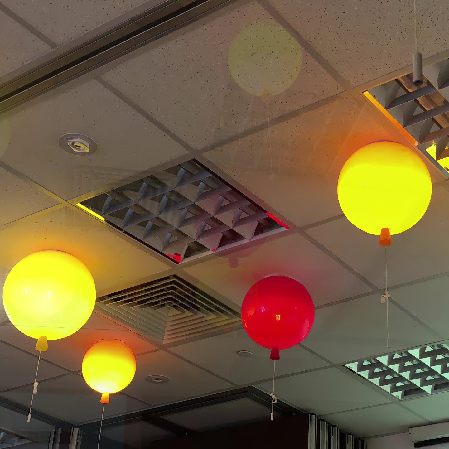 Frosted Balloon Ceiling Light | Acrylic | White