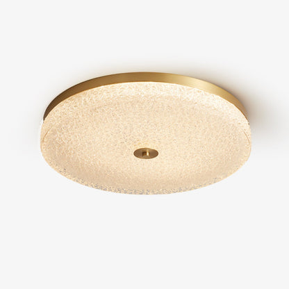 Frosted Dawn Ceiling Light | Brass, Acrylic, Metal | White