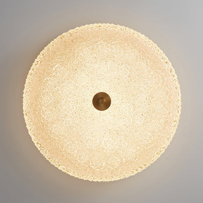 Frosted Dawn Ceiling Light | Brass, Acrylic, Metal | White