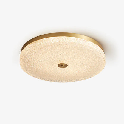 Frosted Dawn Ceiling Light | Brass, Acrylic, Metal | White