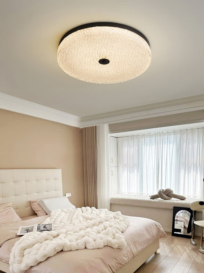 Frosted Dawn Ceiling Light | Brass, Acrylic, Metal | White