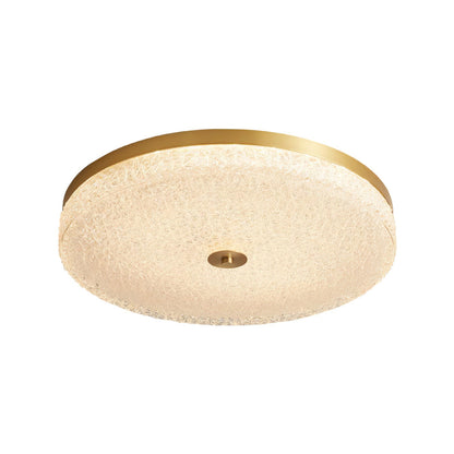 Frosted Dawn Ceiling Light | Brass, Acrylic, Metal | White