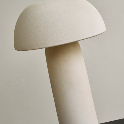Fungi Glow Table Lamp | Ceramic | Beige & Gold