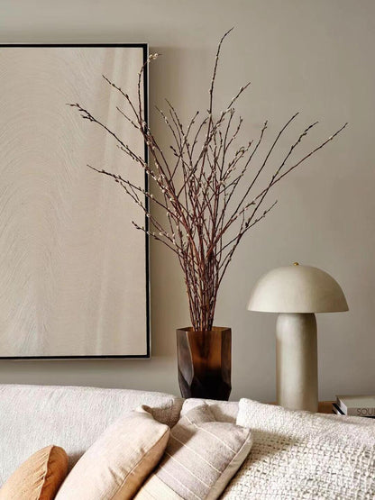 Fungi Glow Table Lamp | Ceramic | Beige & Gold