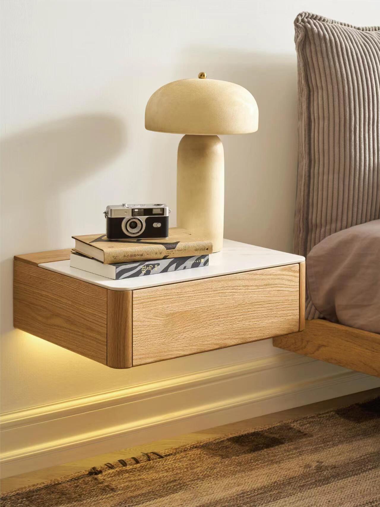 Fungi Glow Table Lamp | Ceramic | Beige & Gold