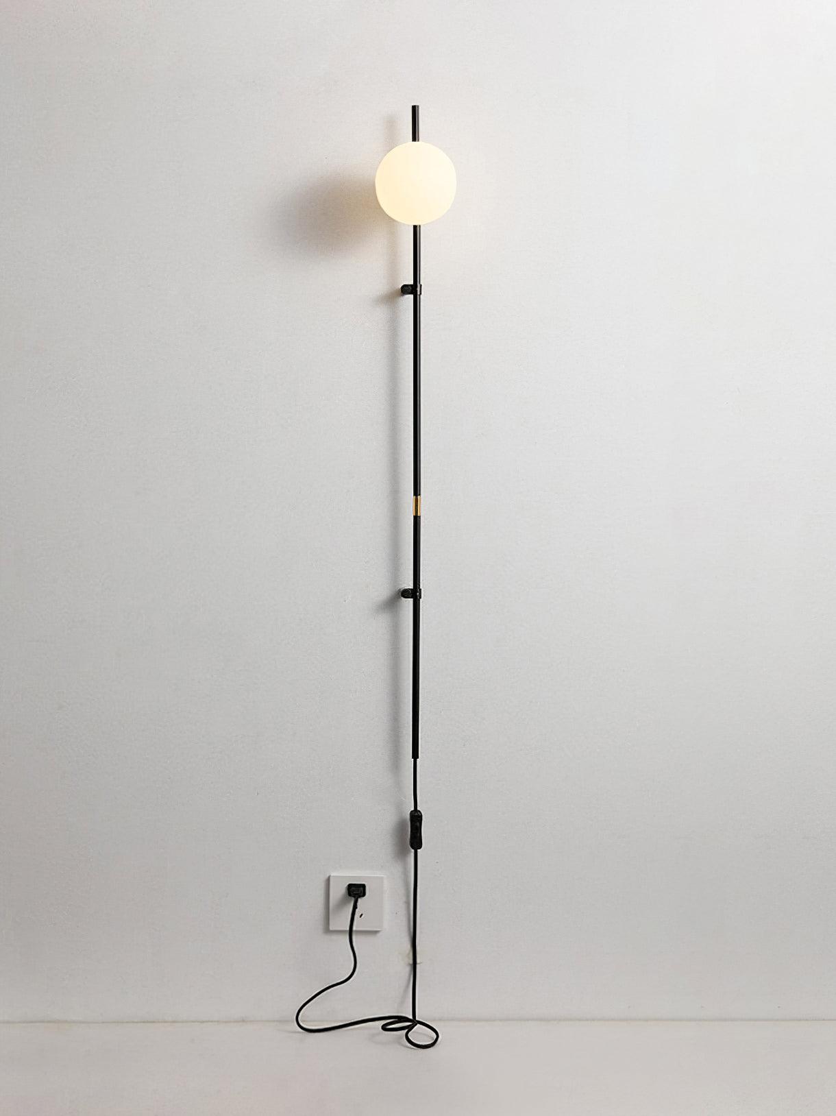 Funiculi Wall Lamp | Plug In | White or Black