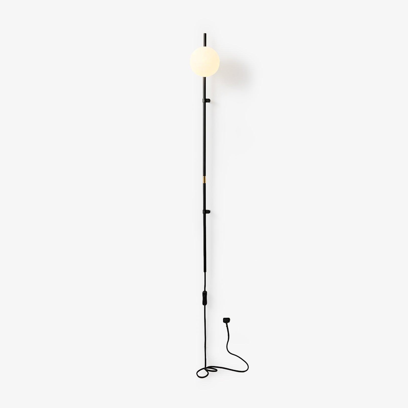 Funiculi Wall Lamp | Plug In | White or Black