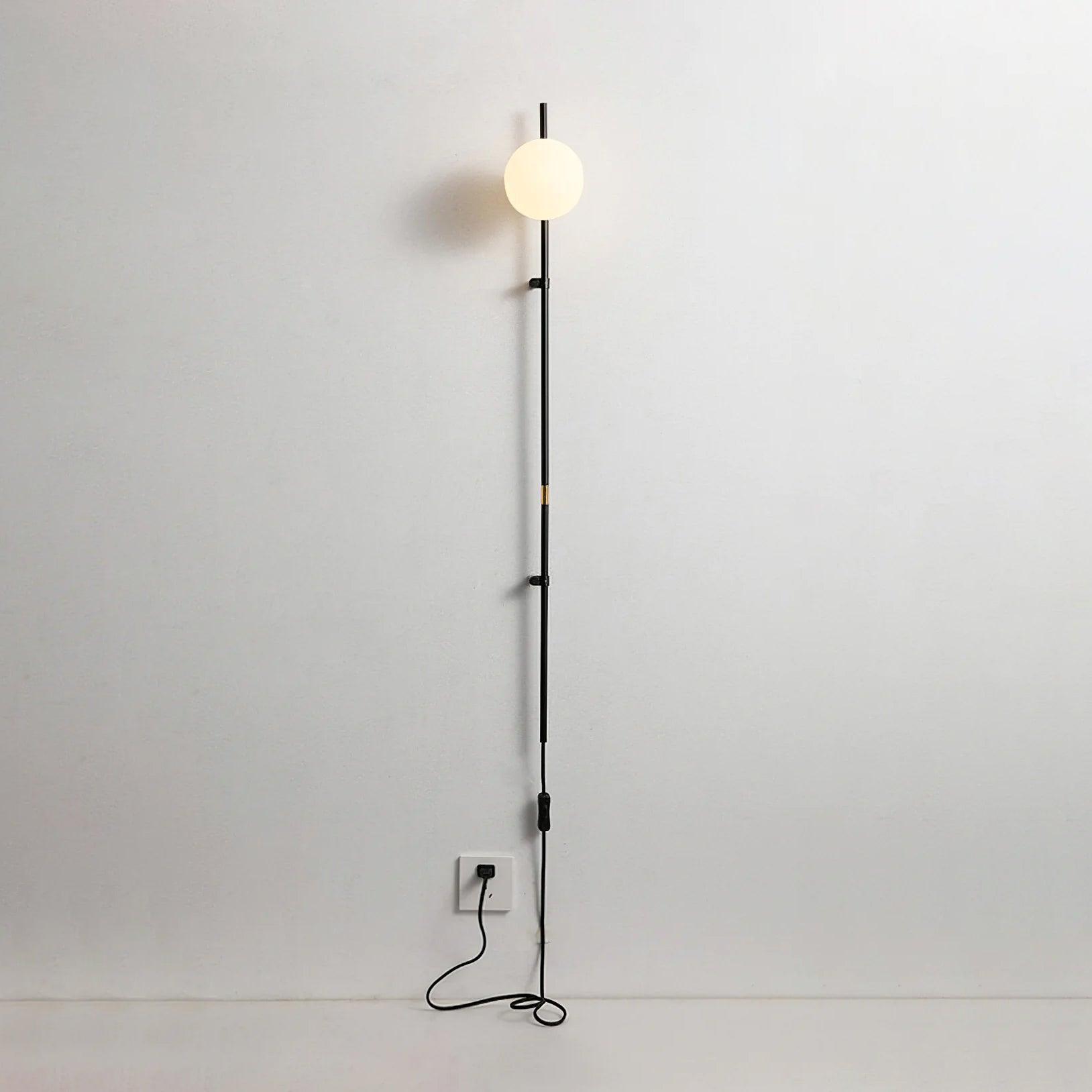 Funiculi Wall Lamp | Plug In | White or Black