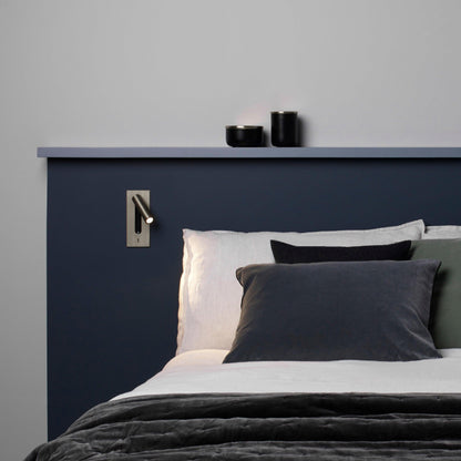 Folded Back Bedside Wall Lamp | Aluminum Alloy | Matt Black, White, Copper, Bronze, Nickel