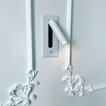 Folded Back Bedside Wall Lamp | Aluminum Alloy | Matt Black, White, Copper, Bronze, Nickel