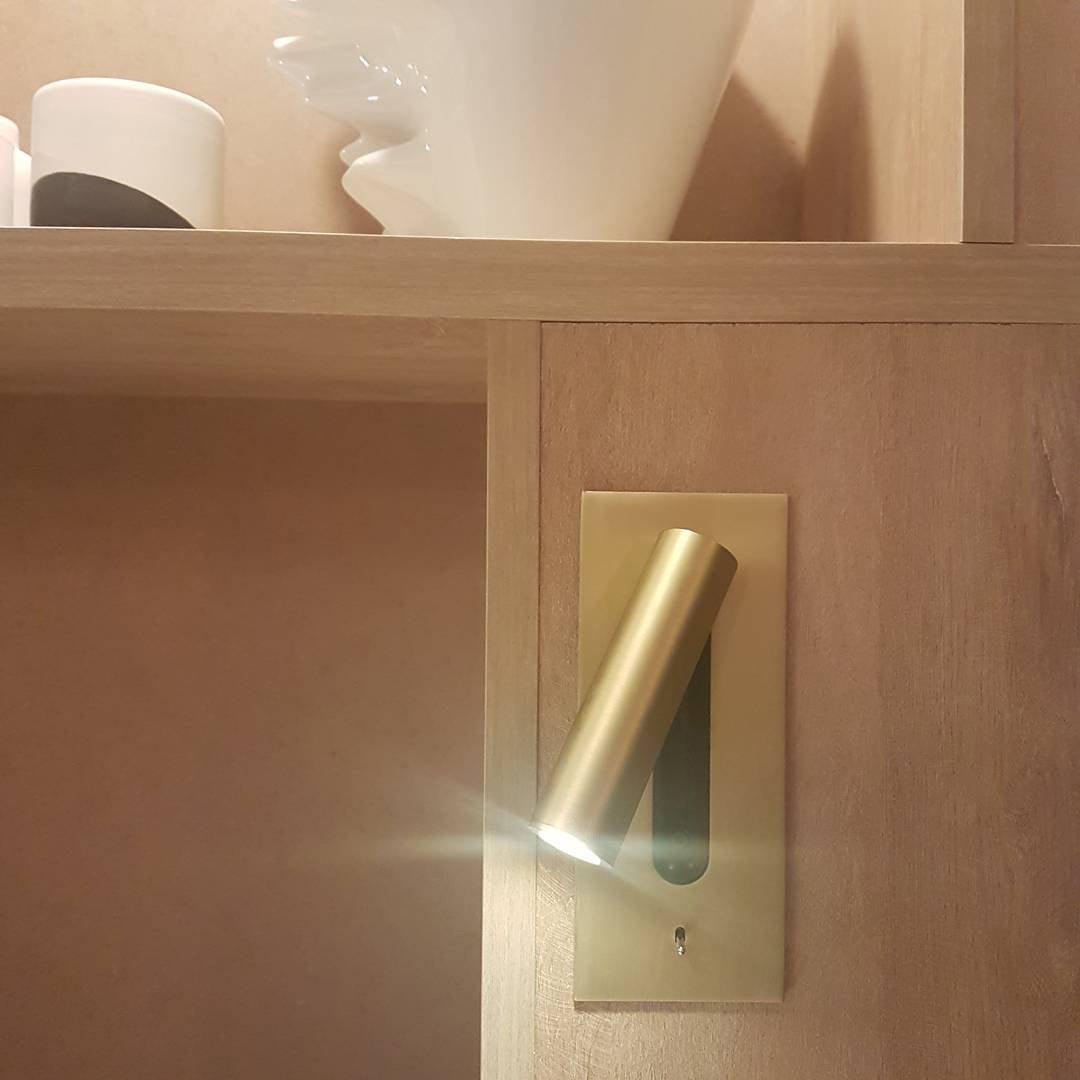 Folded Back Bedside Wall Lamp | Aluminum Alloy | Matt Black, White, Copper, Bronze, Nickel