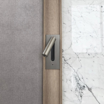 Folded Back Bedside Wall Lamp | Aluminum Alloy | Matt Black, White, Copper, Bronze, Nickel