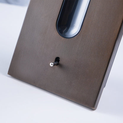 Folded Back Bedside Wall Lamp | Aluminum Alloy | Matt Black, White, Copper, Bronze, Nickel