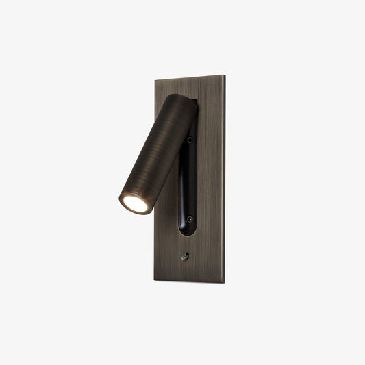 Folded Back Bedside Wall Lamp | Aluminum Alloy | Matt Black, White, Copper, Bronze, Nickel