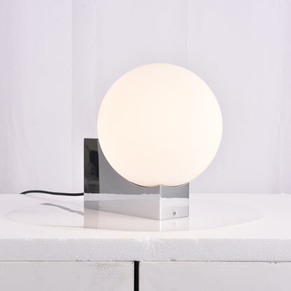 Fusion Table Lamp | Opaline Glass | Black, Chrome, Pink