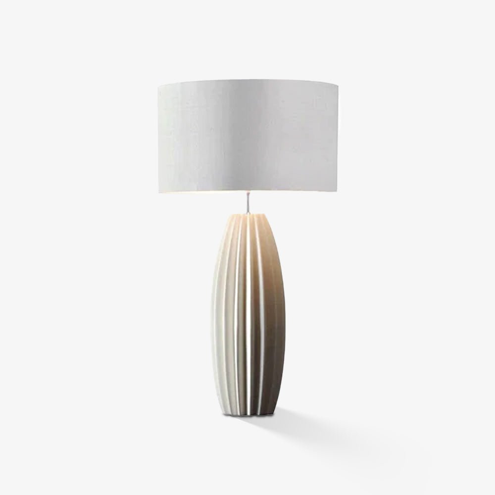 Ceramic Table Lamp | Gray Glaze Finish | 64.5 cm Height