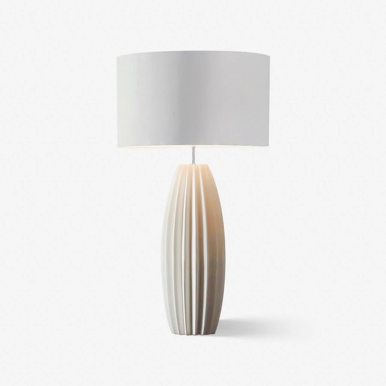 Ceramic Table Lamp | Gray Glaze Finish | 64.5 cm Height