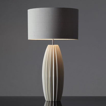Ceramic Table Lamp | Gray Glaze Finish | 64.5 cm Height