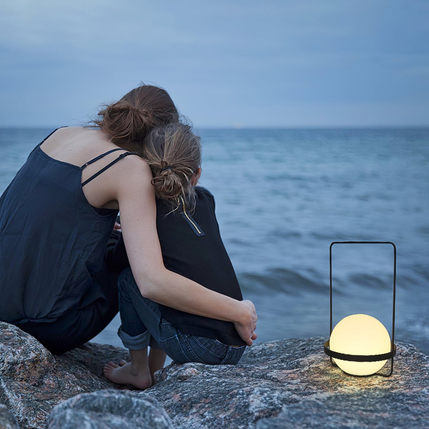 Gardens Table Lamp | Metal, Acrylic | Black