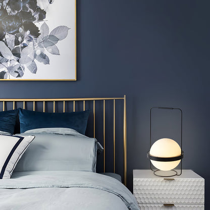 Gardens Table Lamp | Metal, Acrylic | Black