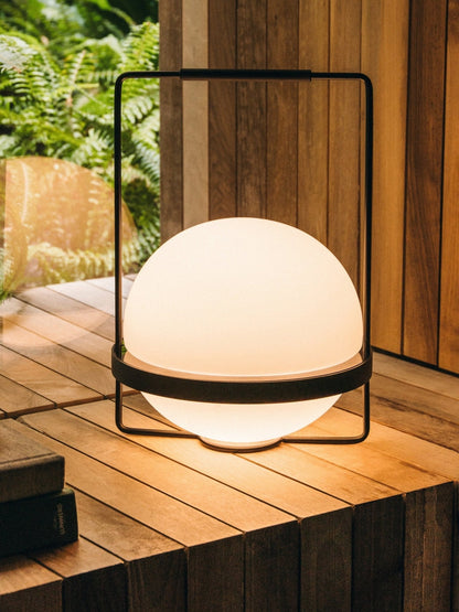 Gardens Table Lamp | Metal, Acrylic | Black