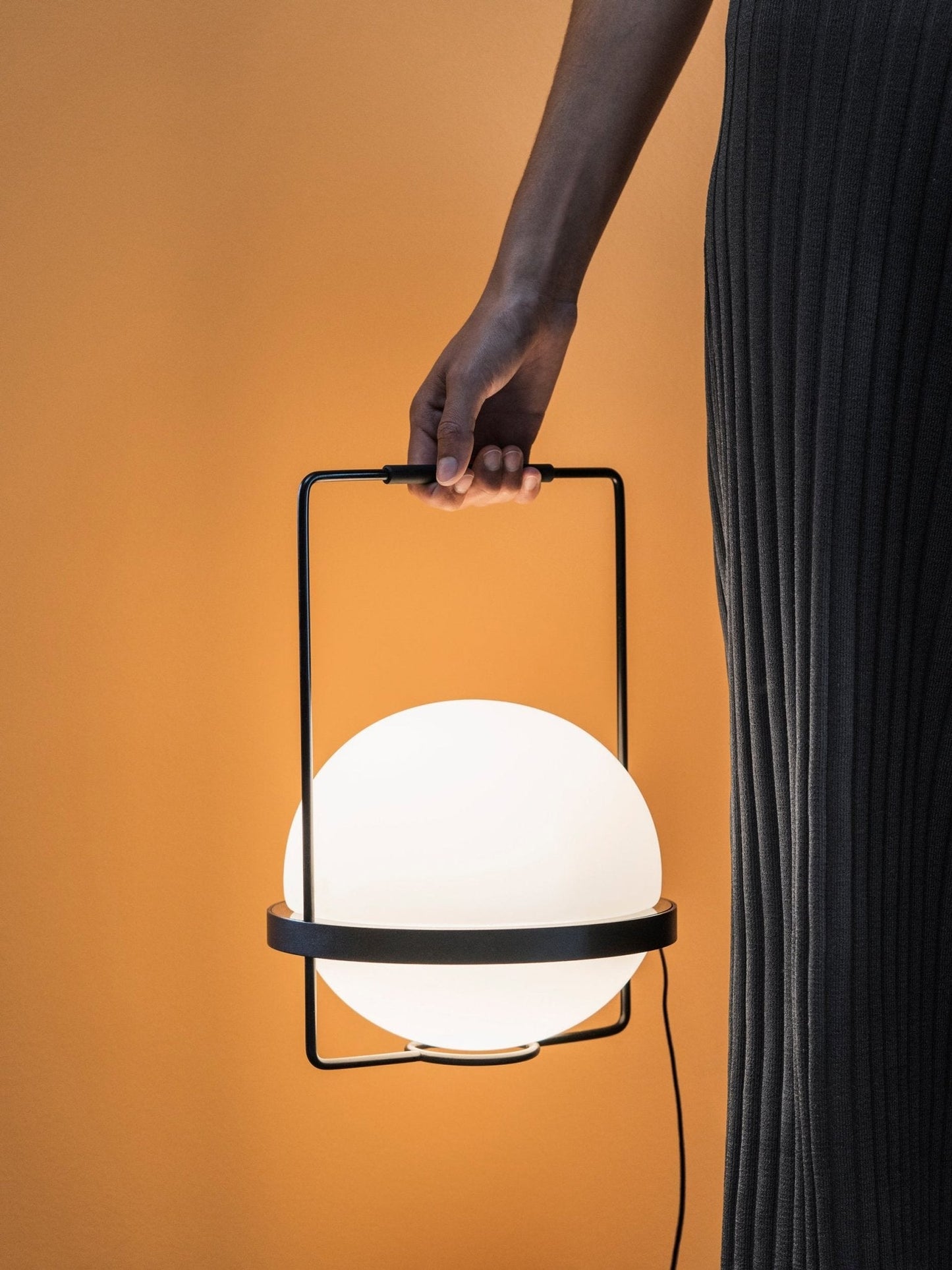 Gardens Table Lamp | Metal, Acrylic | Black