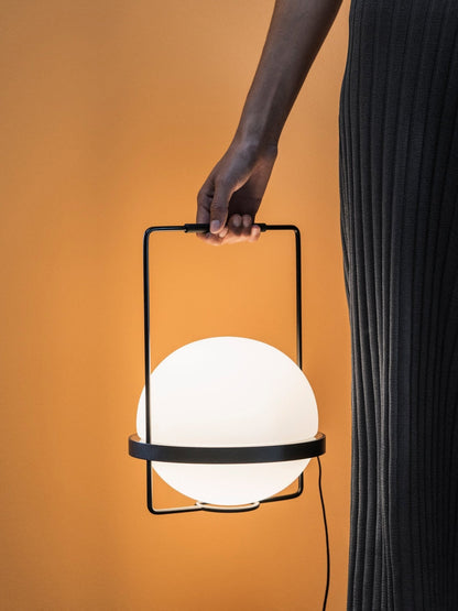 Gardens Table Lamp | Metal, Acrylic | Black