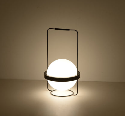 Gardens Table Lamp | Metal, Acrylic | Black