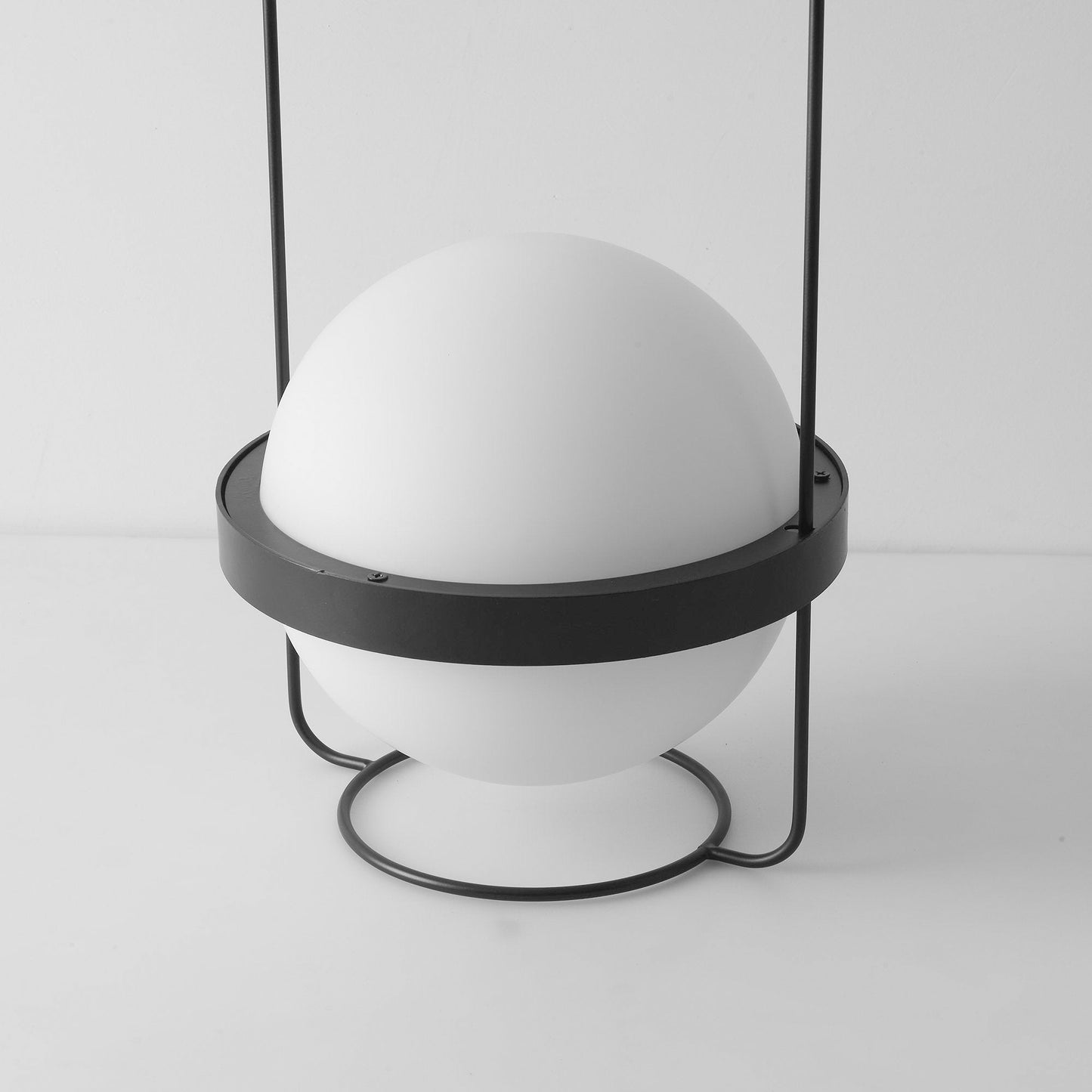 Gardens Table Lamp | Metal, Acrylic | Black