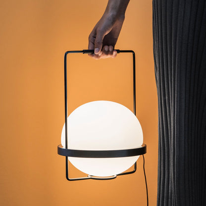 Gardens Table Lamp | Metal, Acrylic | Black