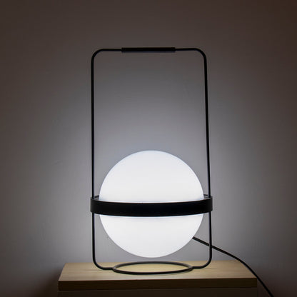Gardens Table Lamp | Metal, Acrylic | Black