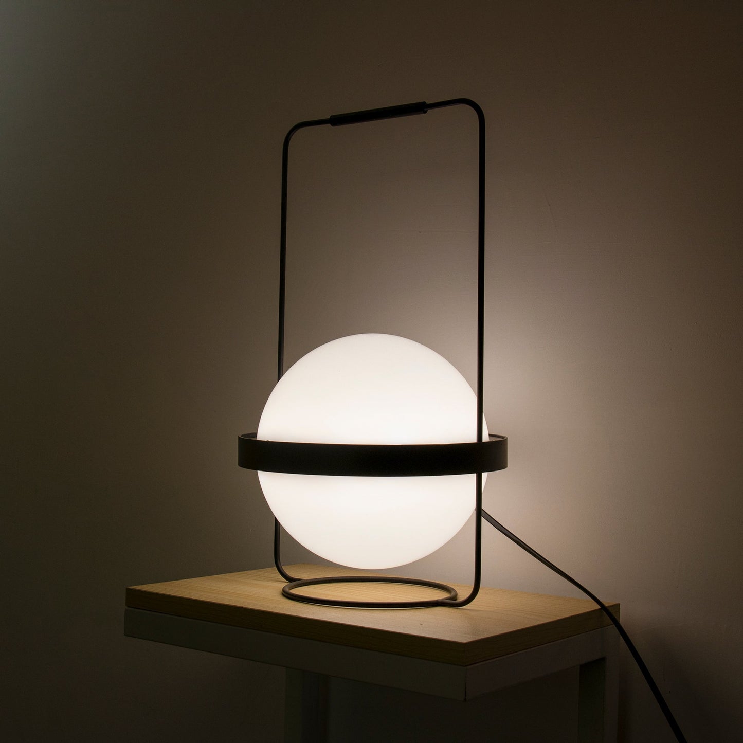 Gardens Table Lamp | Metal, Acrylic | Black