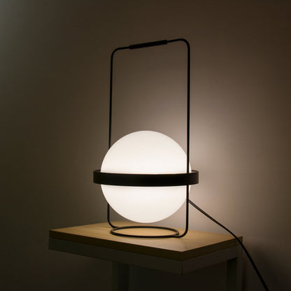 Gardens Table Lamp | Metal, Acrylic | Black