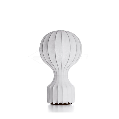 Hot Air Balloon Table Lamp | Steel & Cocoon Design | White Shade