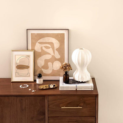 Hot Air Balloon Table Lamp | Steel & Cocoon Design | White Shade