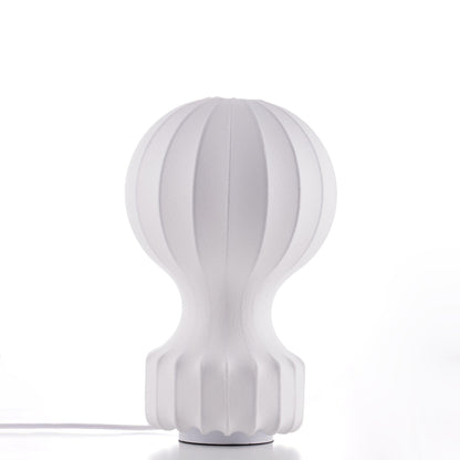 Hot Air Balloon Table Lamp | Steel & Cocoon Design | White Shade