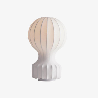 Hot Air Balloon Table Lamp | Steel & Cocoon Design | White Shade