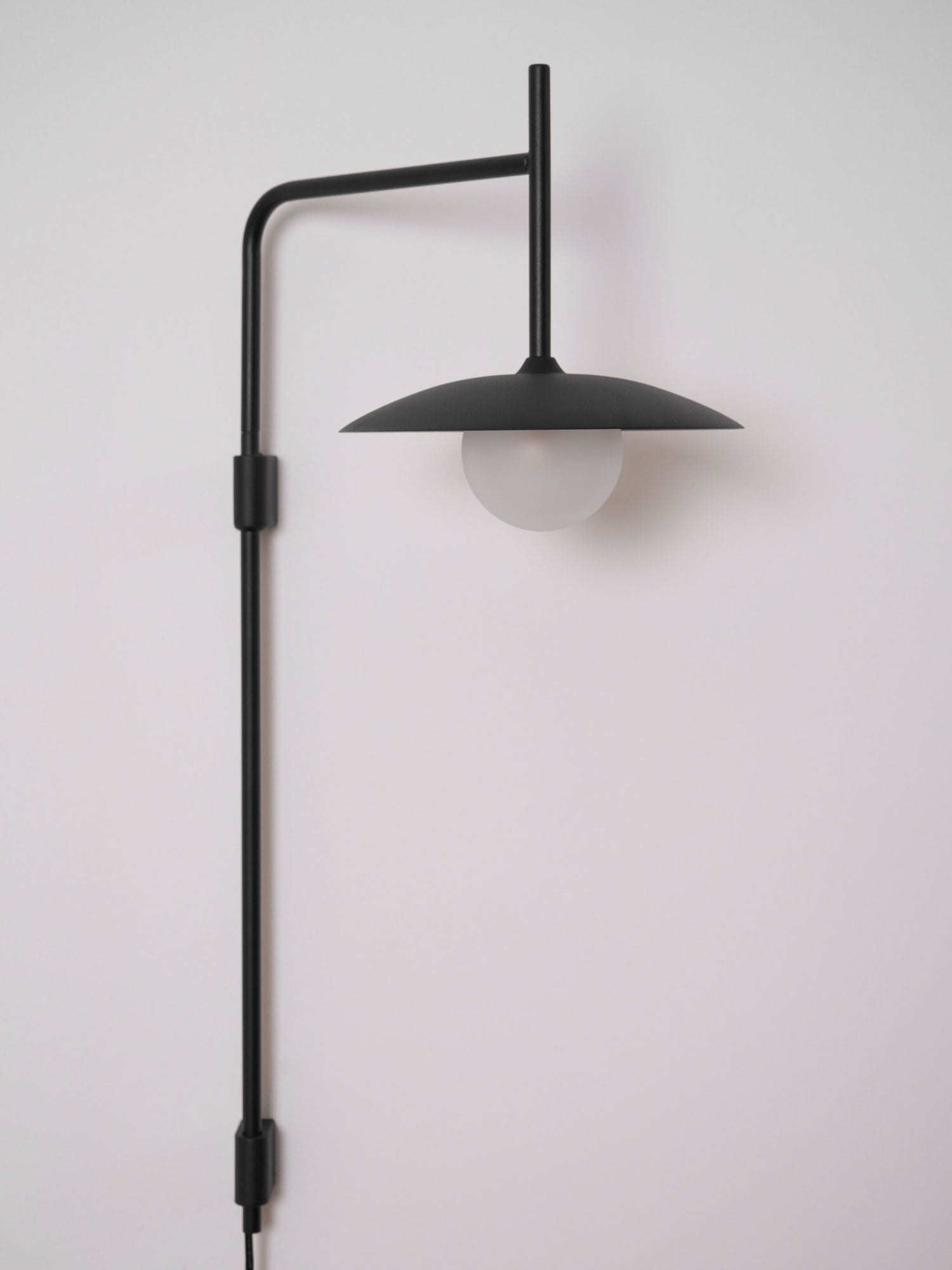 Gea Swing Arm Wall Lamp | Metal & Glass | Set of 2