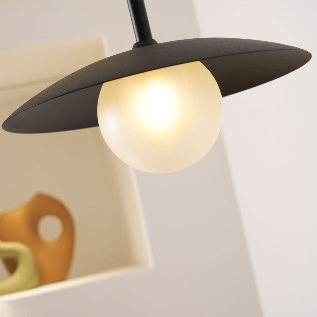 Gea Swing Arm Wall Lamp | Metal & Glass | Set of 2