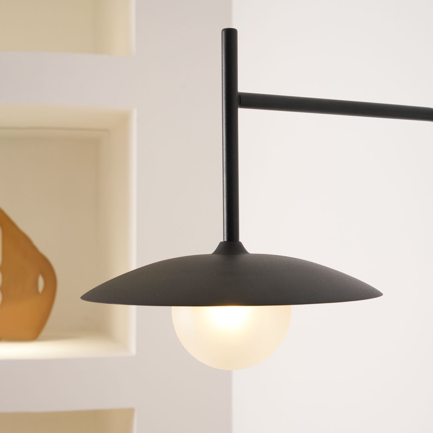 Gea Swing Arm Wall Lamp | Metal & Glass | Set of 2