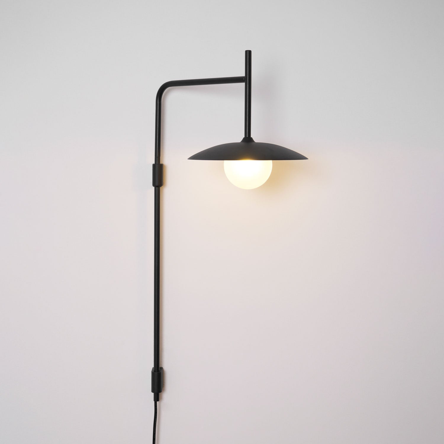 Gea Swing Arm Wall Lamp | Metal & Glass | Set of 2