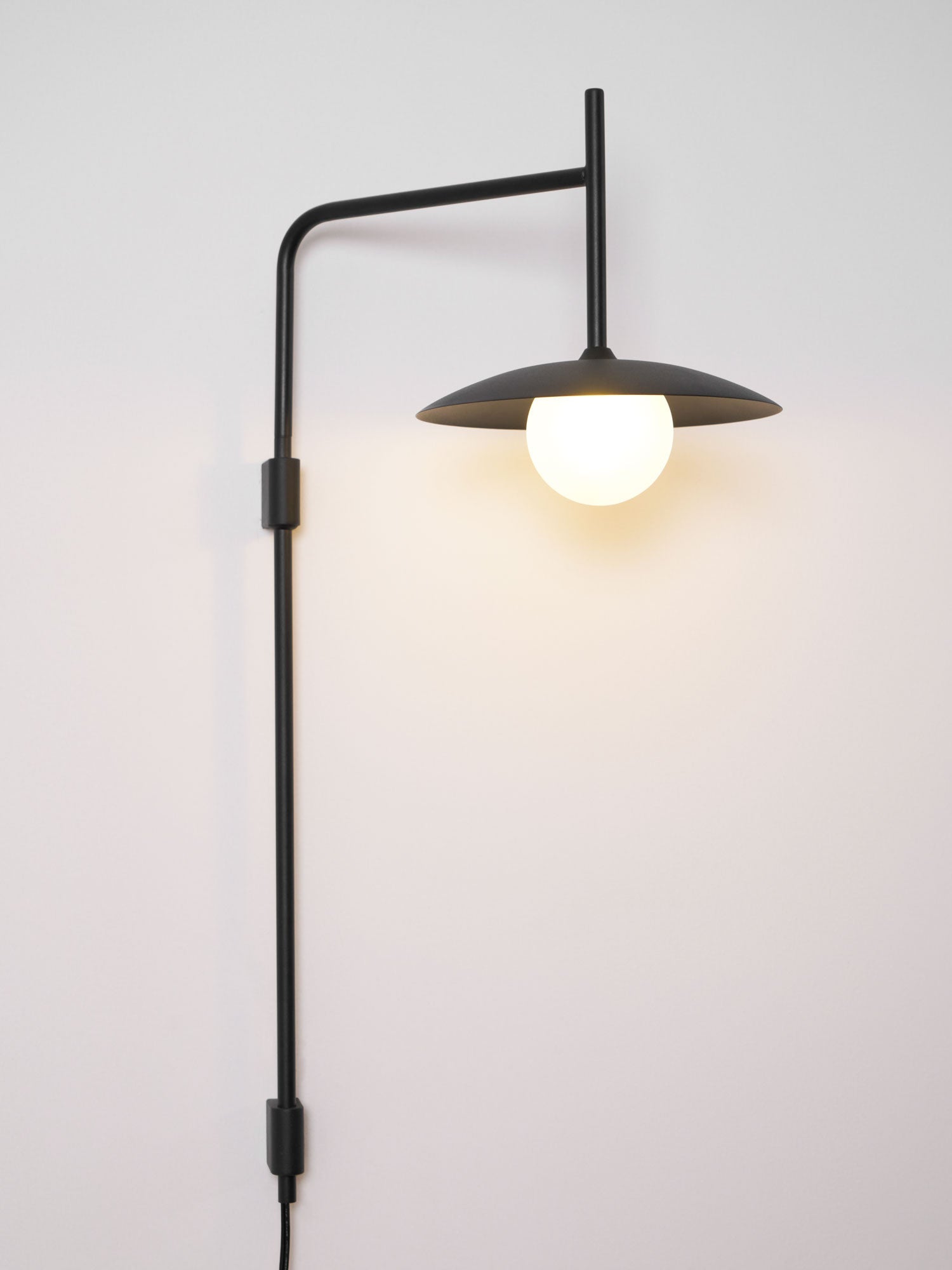 Gea Swing Arm Wall Lamp | Metal & Glass | Set of 2