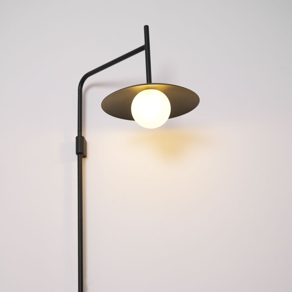Gea Swing Arm Wall Lamp | Metal & Glass | Set of 2